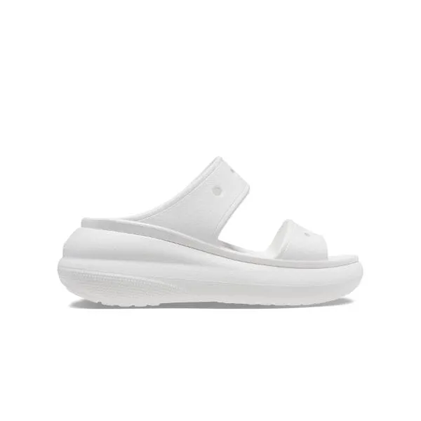 סנדלי קרוקס פלטפורמה במהדורה מיוחדת Crocs Classic Crush Sandal 207670-100 White